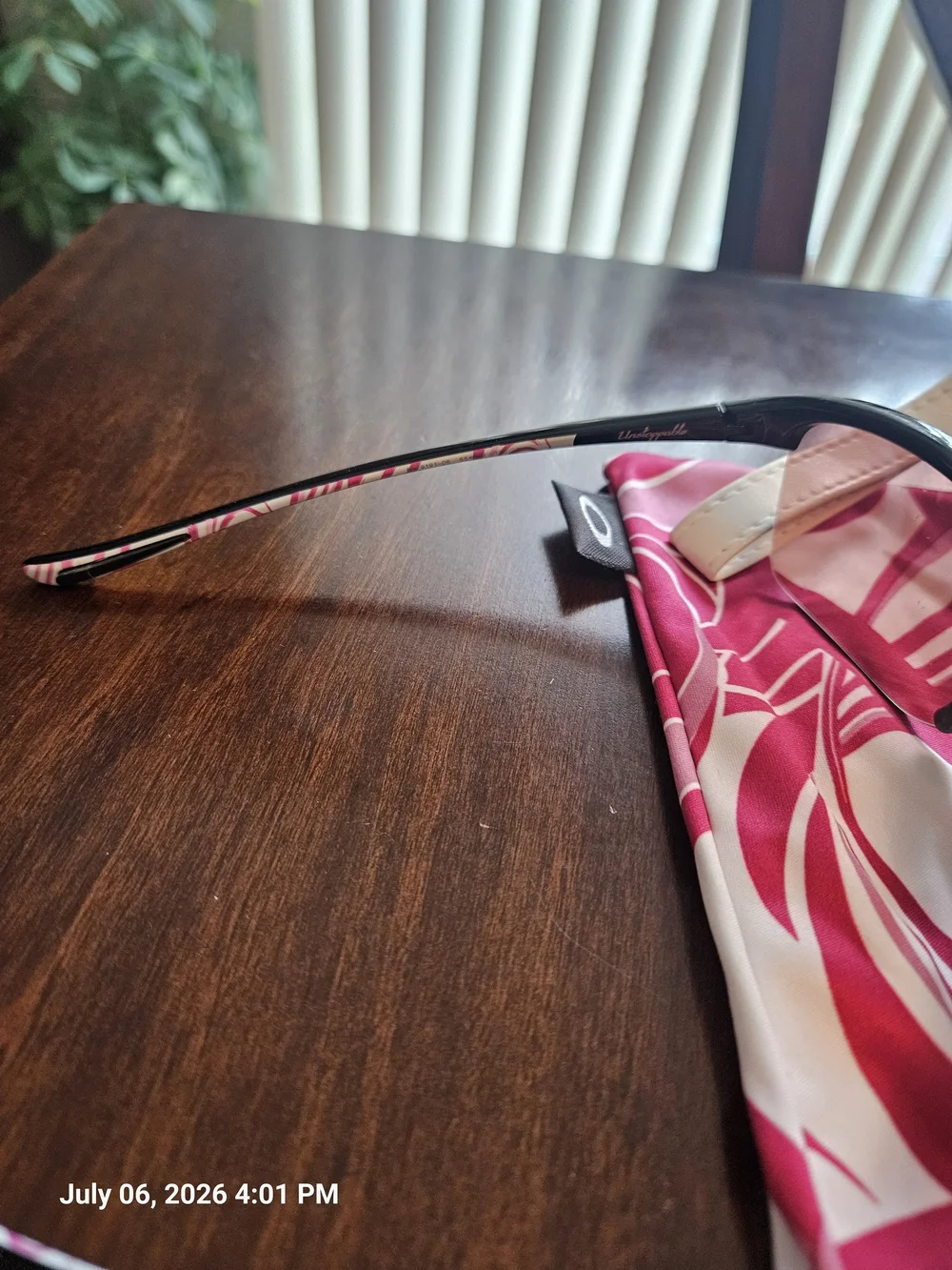 Oakley Ustoppable Womens Pink Sunglasses with Case